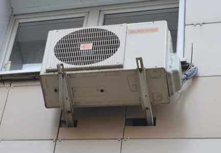 установка кондиционеров на вентилируемый фасад вентфасад